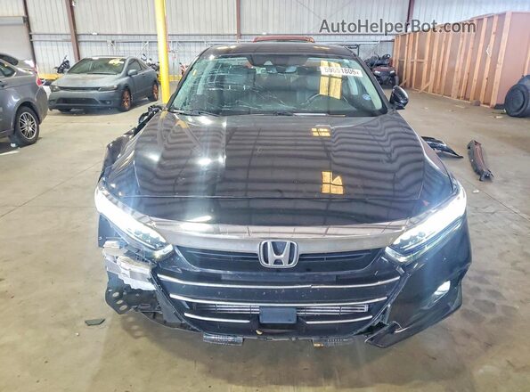 1HGCV1F59NA014621 2022 HONDA ACCORD Черный Вид спереди