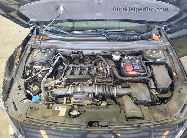1HGCV1F59NA014621 2022 HONDA ACCORD Черный Вид задней части салона