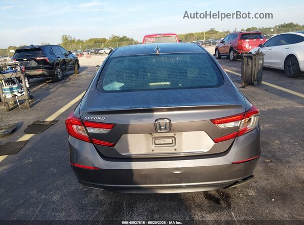 1HGCV1F5XJA131893 2018 HONDA ACCORD Gray 