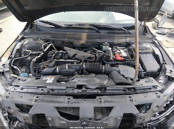 1HGCV1F5XJA131893 2018 HONDA ACCORD Gray Հետևի տեսք