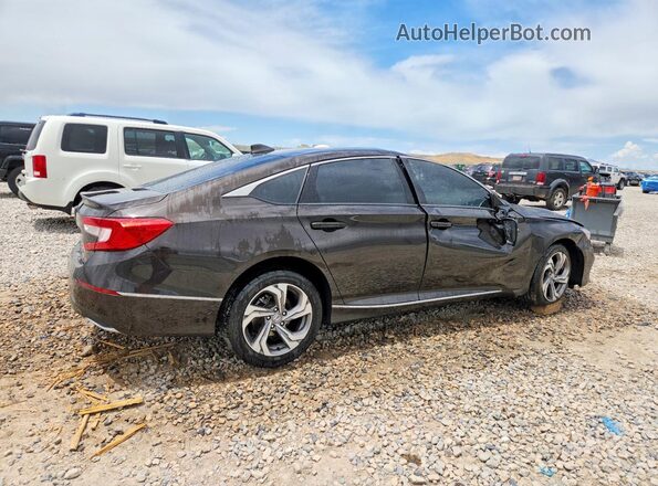 1HGCV1F5XJA142229 2018 HONDA ACCORD Black Задня права чверть
