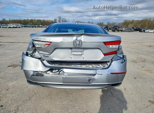 1HGCV1F5XJA212358 2018 HONDA ACCORD Серебряный Вид сзади