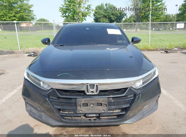 1HGCV1F5XKA136478 2019 HONDA ACCORD Black Вид щитка приладів
