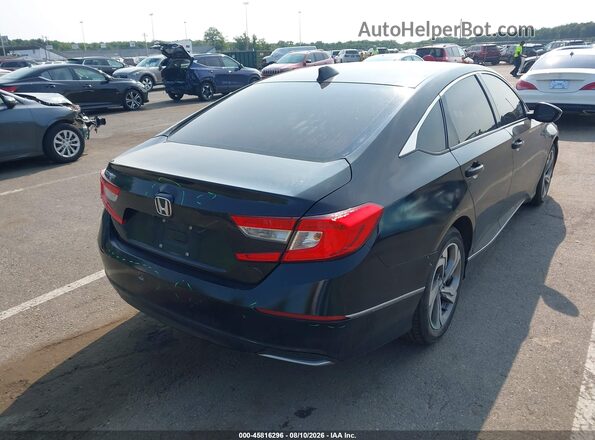 1HGCV1F5XKA136478 2019 HONDA ACCORD Black Задня права чверть