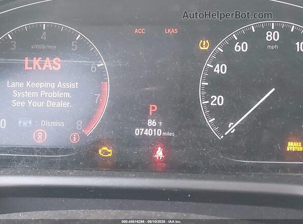 1HGCV1F5XKA136478 2019 HONDA ACCORD Black Вид задніх сидінь