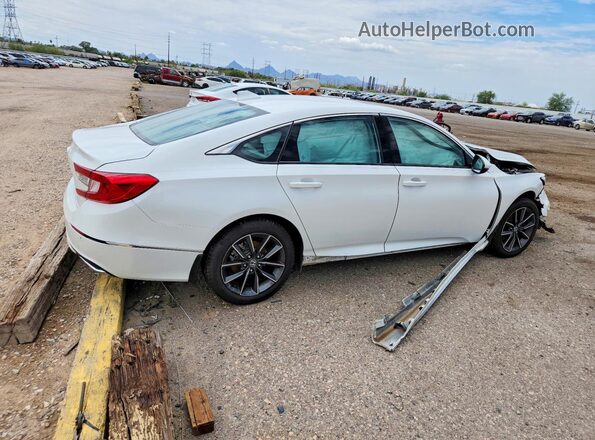 1HGCV1F5XMA059226 2021 HONDA ACCORD White უკანა მარჯვენა