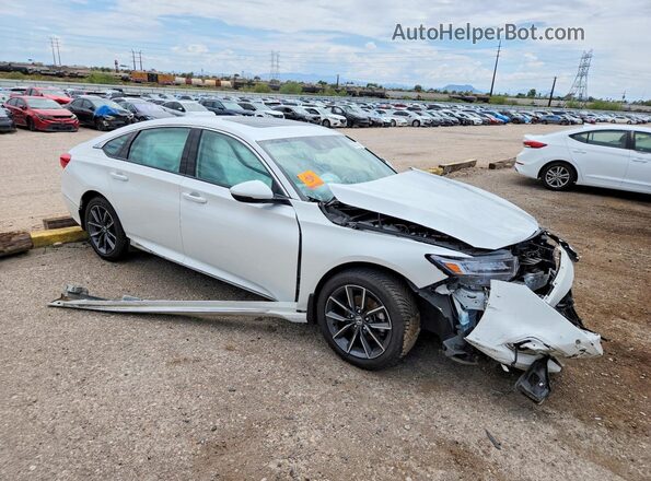 1HGCV1F5XMA059226 2021 HONDA ACCORD White წინა მარჯვენა