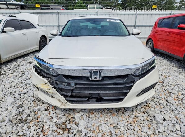 1HGCV1F62JA103983 2018 HONDA ACCORD White წინა ხედი