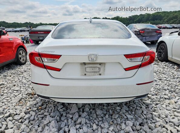 1HGCV1F62JA103983 2018 HONDA ACCORD White უკანა ხედი