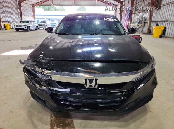 1HGCV1F63JA071867 2018 HONDA ACCORD Черный Вид спереди