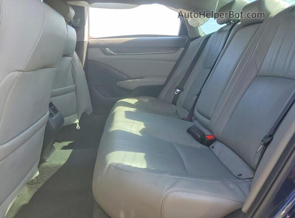 1HGCV1F90JA003763 2018 HONDA ACCORD Blue Вид задніх сидінь