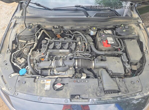 1HGCV1F90JA806928 2018 HONDA ACCORD Black უკანა სალონის ხედი
