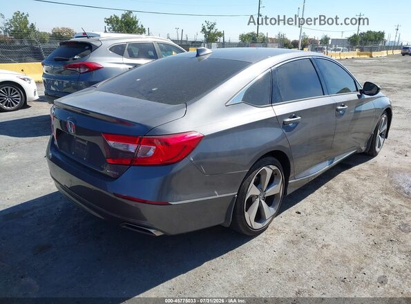 1HGCV1F91JA079511 2018 HONDA ACCORD Gray უკანა მარჯვენა