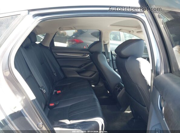 1HGCV1F91JA079511 2018 HONDA ACCORD Gray VIN კოდის სტიკერის ხედი