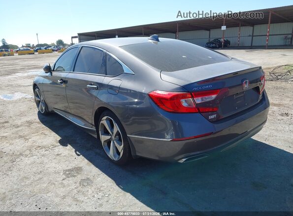 1HGCV1F91JA079511 2018 HONDA ACCORD Gray უკანა მარცხენა