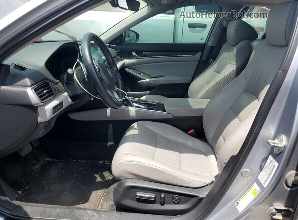 1HGCV1F91JA086197 2018 HONDA ACCORD Silver Widok wnętrza z przodu