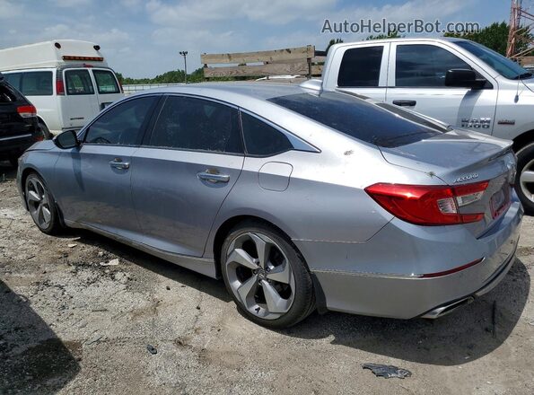 1HGCV1F91JA086197 2018 HONDA ACCORD Silver Tył lewy