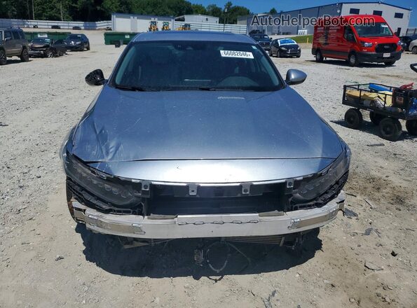 1HGCV1F91JA204944 2018 HONDA ACCORD Silver Front view