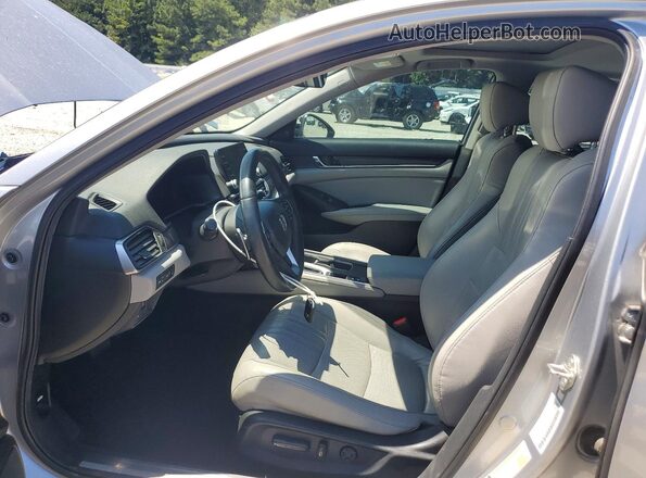 1HGCV1F91JA204944 2018 HONDA ACCORD Silver Front interior view
