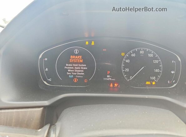 1HGCV1F92JA003022 2018 HONDA ACCORD Blue ხელსაწყოთა პანელის ხედი