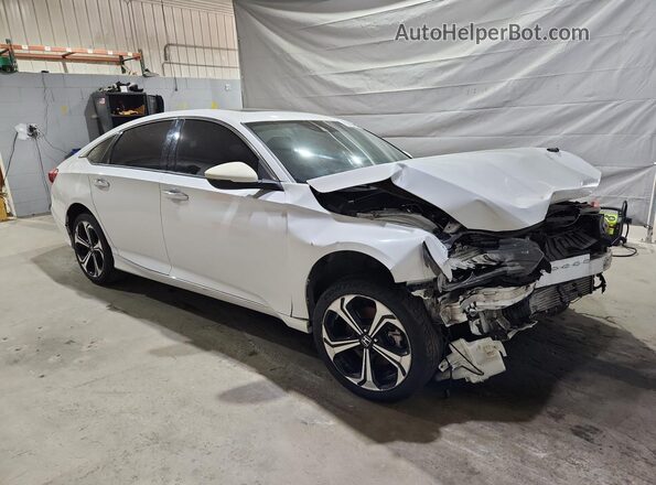 1HGCV1F92JA013677 2018 HONDA ACCORD Белый 