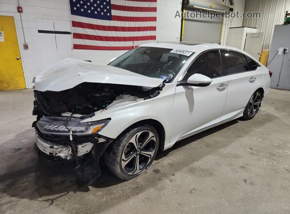 1HGCV1F92JA013677 2018 HONDA ACCORD Белый 