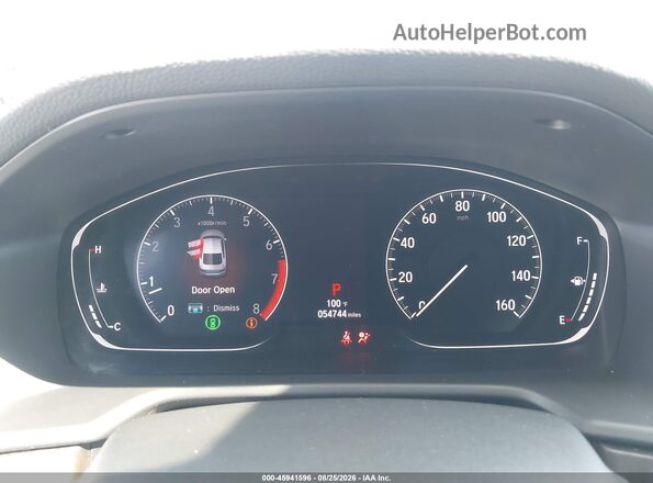 1HGCV1F94JA016418 2018 HONDA ACCORD Blue Widok tylnych siedzeń
