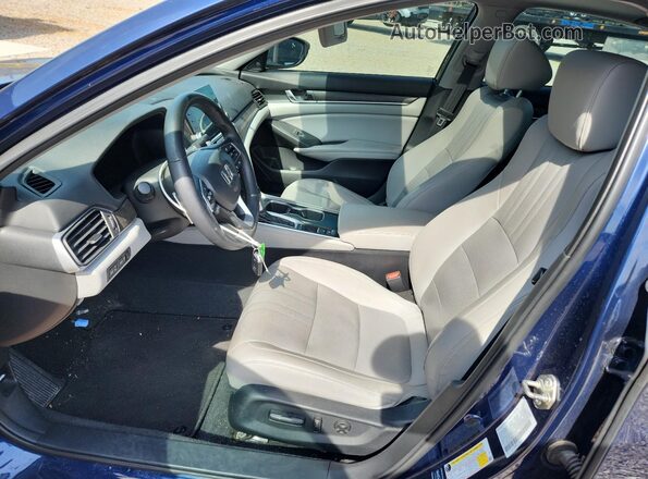 1HGCV1F94JA150152 2018 HONDA ACCORD Blue Սալոնի դիմացի տեսք