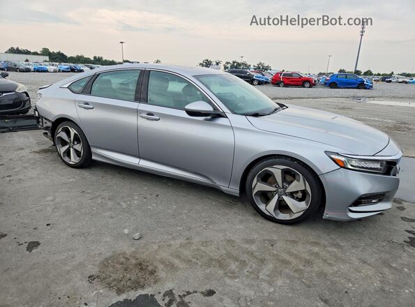 1HGCV1F94JA153925 2018 HONDA ACCORD Gray Front right