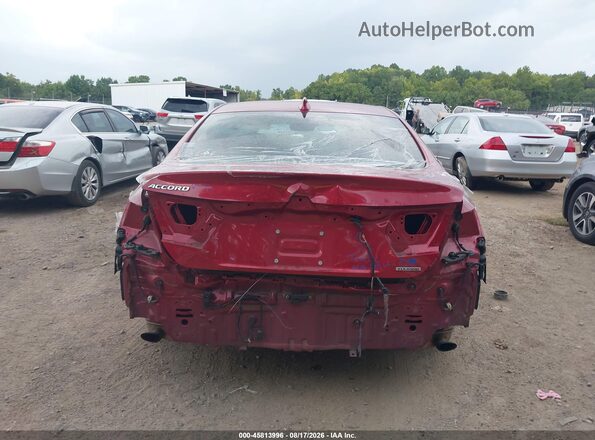 1HGCV1F97JA121471 2018 HONDA ACCORD Red წინა ხედი