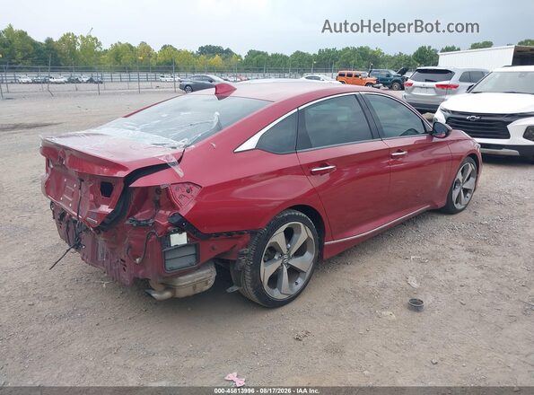 1HGCV1F97JA121471 2018 HONDA ACCORD Red უკანა მარჯვენა