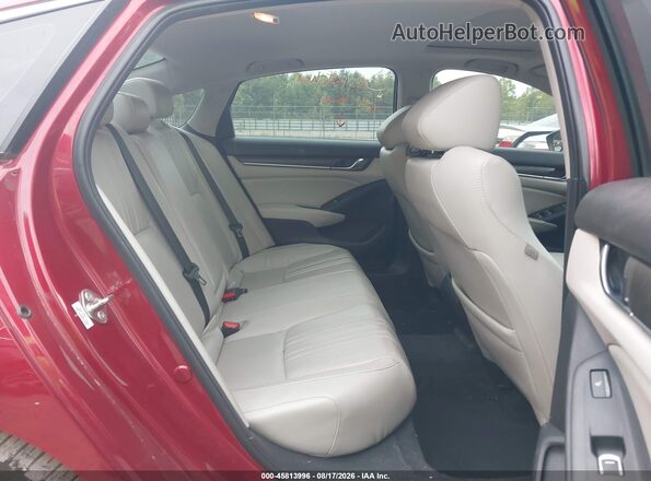 1HGCV1F97JA121471 2018 HONDA ACCORD Red VIN კოდის სტიკერის ხედი