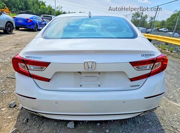 1HGCV1F97JA144068 2018 HONDA ACCORD White Vista trasera