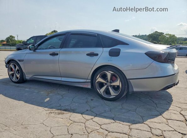 1HGCV1F97JA204995 2018 HONDA ACCORD Silver Հետևի ձախ