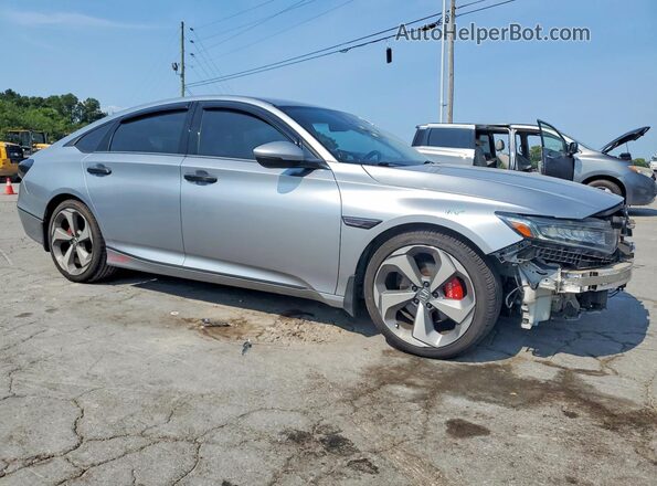 1HGCV1F97JA204995 2018 HONDA ACCORD Silver Առջևի աջ