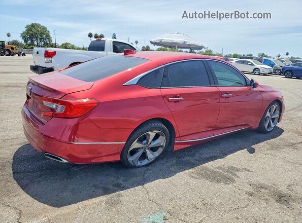 1HGCV1F98JA017734 2018 HONDA ACCORD Red Հետևի աջ