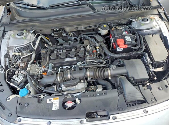 1HGCV1F98JA077769 2018 HONDA ACCORD Silver Вид задньої частини салону