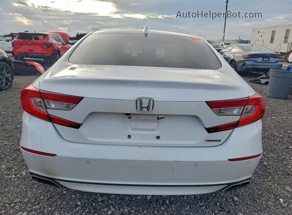 1HGCV1F99JA105904 2018 HONDA ACCORD White Vista trasera