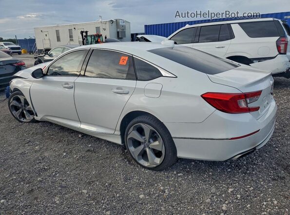 1HGCV1F99JA105904 2018 HONDA ACCORD White Trasero izquierdo