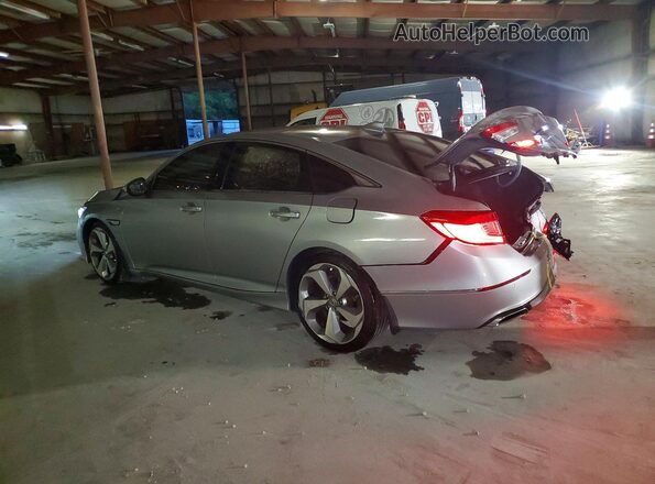 1HGCV1F99JA119740 2018 HONDA ACCORD Silver Tył lewy