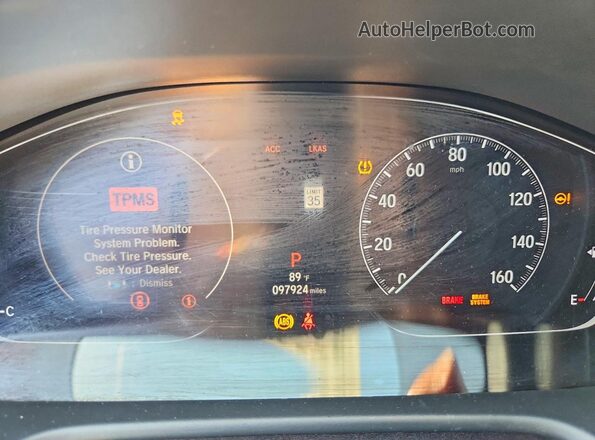 1HGCV1F99JA120693 2018 HONDA ACCORD Black Vista del cuadro de instrumentos