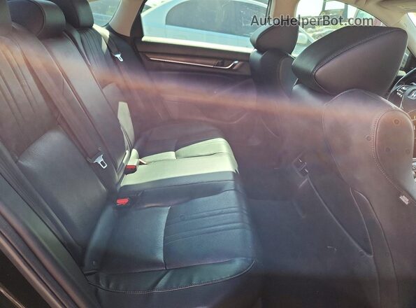 1HGCV1F99JA120693 2018 HONDA ACCORD Black Vista de los asientos traseros