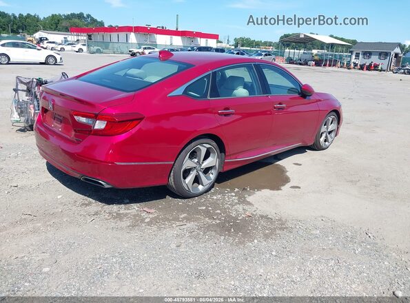 1HGCV1F9XJA018237 2018 HONDA ACCORD Red Rear right