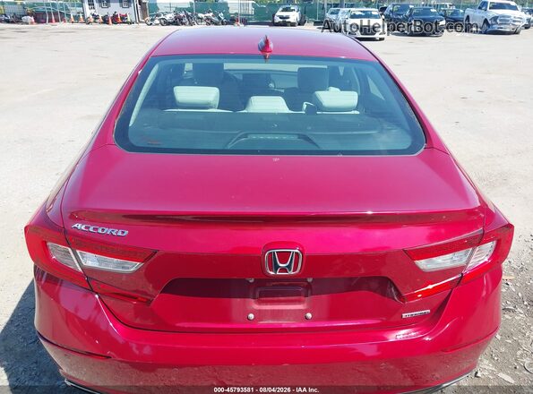 1HGCV1F9XJA018237 2018 HONDA ACCORD Red 