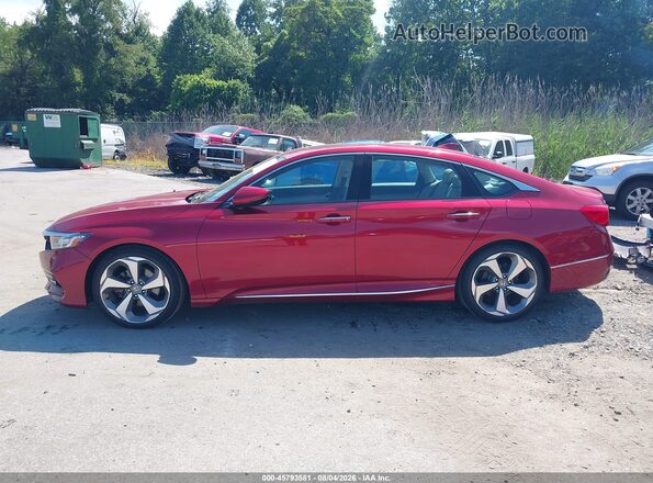 1HGCV1F9XJA018237 2018 HONDA ACCORD Red 360 interior view