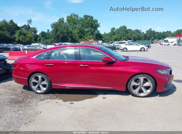 1HGCV1F9XJA018237 2018 HONDA ACCORD Red Rear interior view