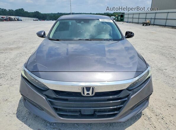 1HGCV1F9XJA034941 2018 HONDA ACCORD Charcoal Vista frontal