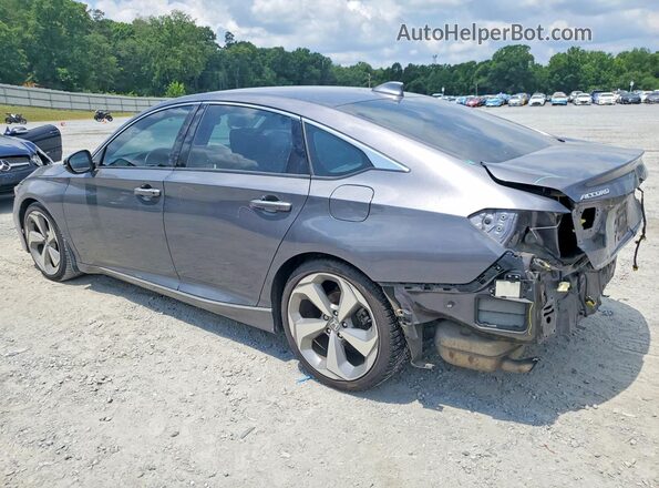 1HGCV1F9XJA034941 2018 HONDA ACCORD Charcoal Trasero izquierdo