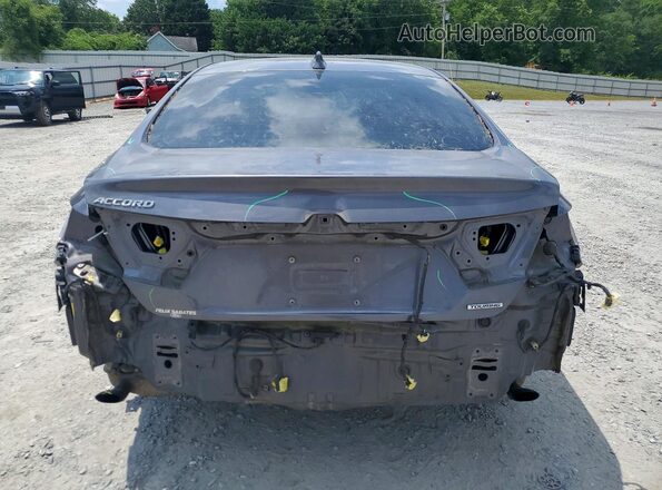 1HGCV1F9XJA034941 2018 HONDA ACCORD Charcoal Vista trasera