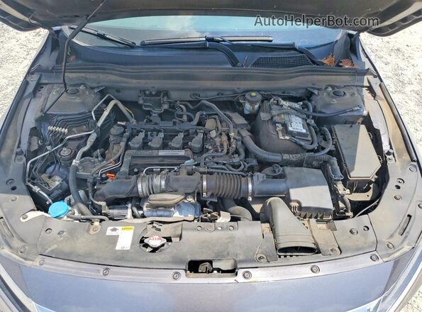 1HGCV1F9XJA034941 2018 HONDA ACCORD Charcoal Vista interior trasera